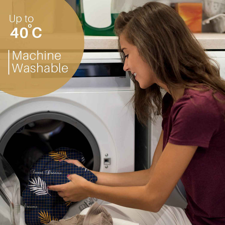 machine washable cotton reversible bedding
