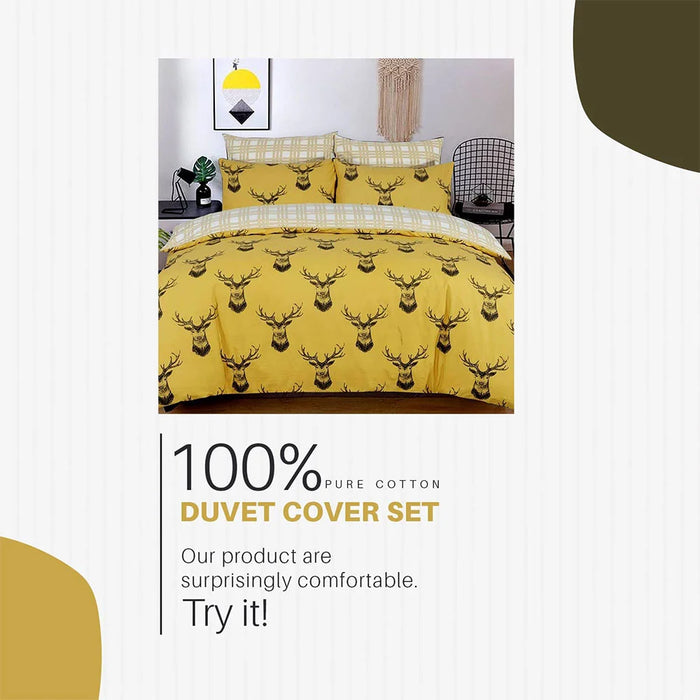 stag print duvet covers