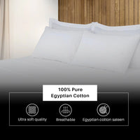 100% Egyptian Cotton 800 Thread Count Flat Bed Sheets