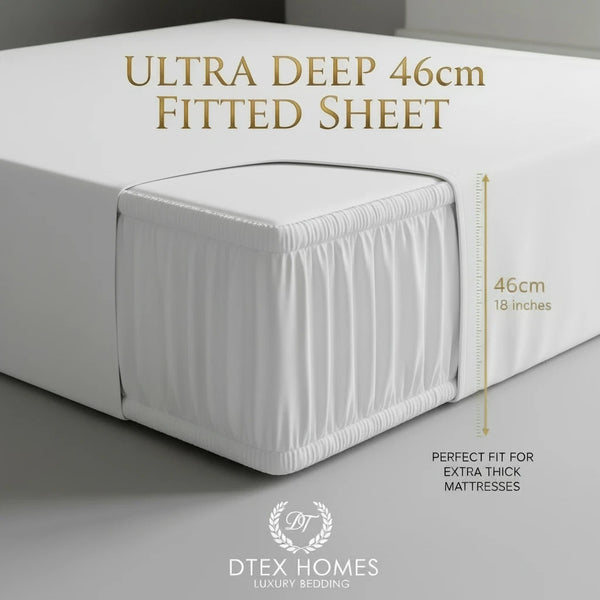 46cm Deep Fitted Sheets