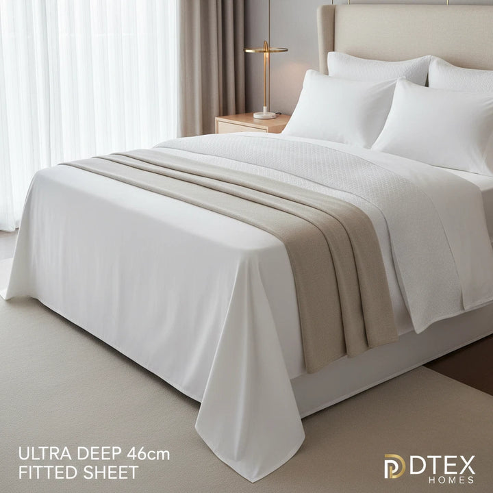 46cm Ultra Deep Fitted Sheet 46cm 18