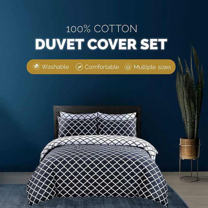 black and white duvet cover