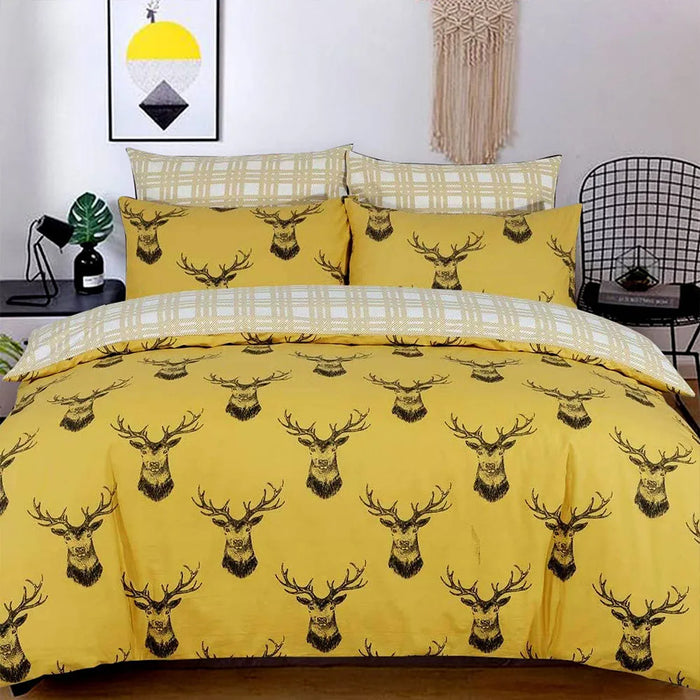 prints of stags on duvet covers
