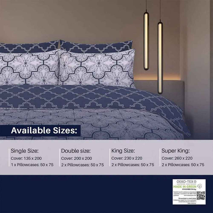 stylish Egyptian cotton bedding with pillowcases