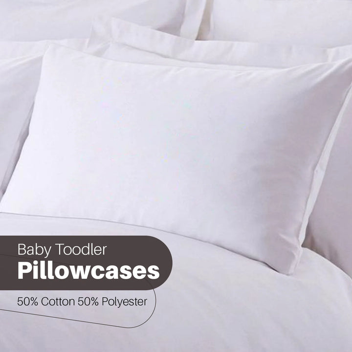 white baby pillow case