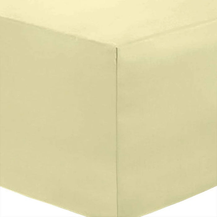 Easy Care Deep Fitted Sheets - Cream