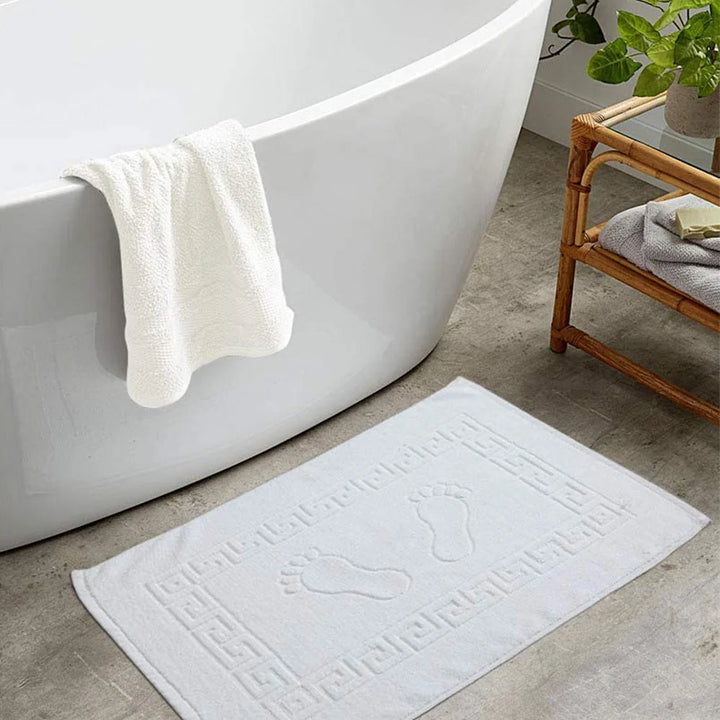 Soft and Premium White Bath Mat