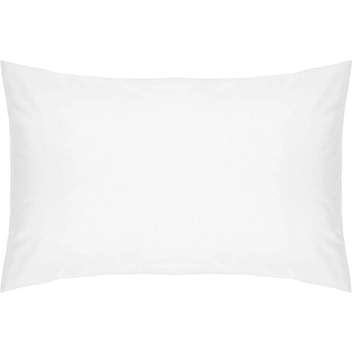 4  White Microfiber Pillow Cases,