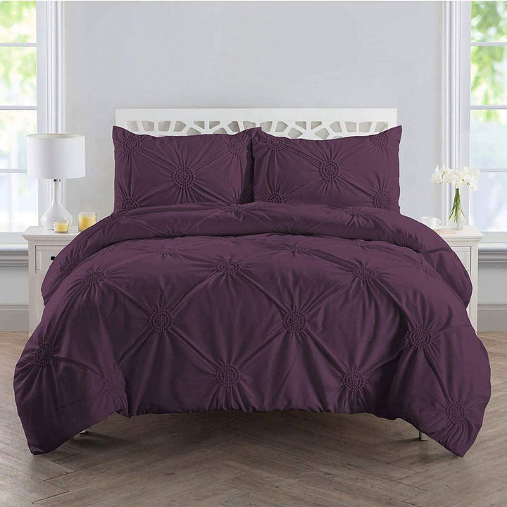 Sunflower Fancy Duvet Cover Set – Purple DTEX HOMES